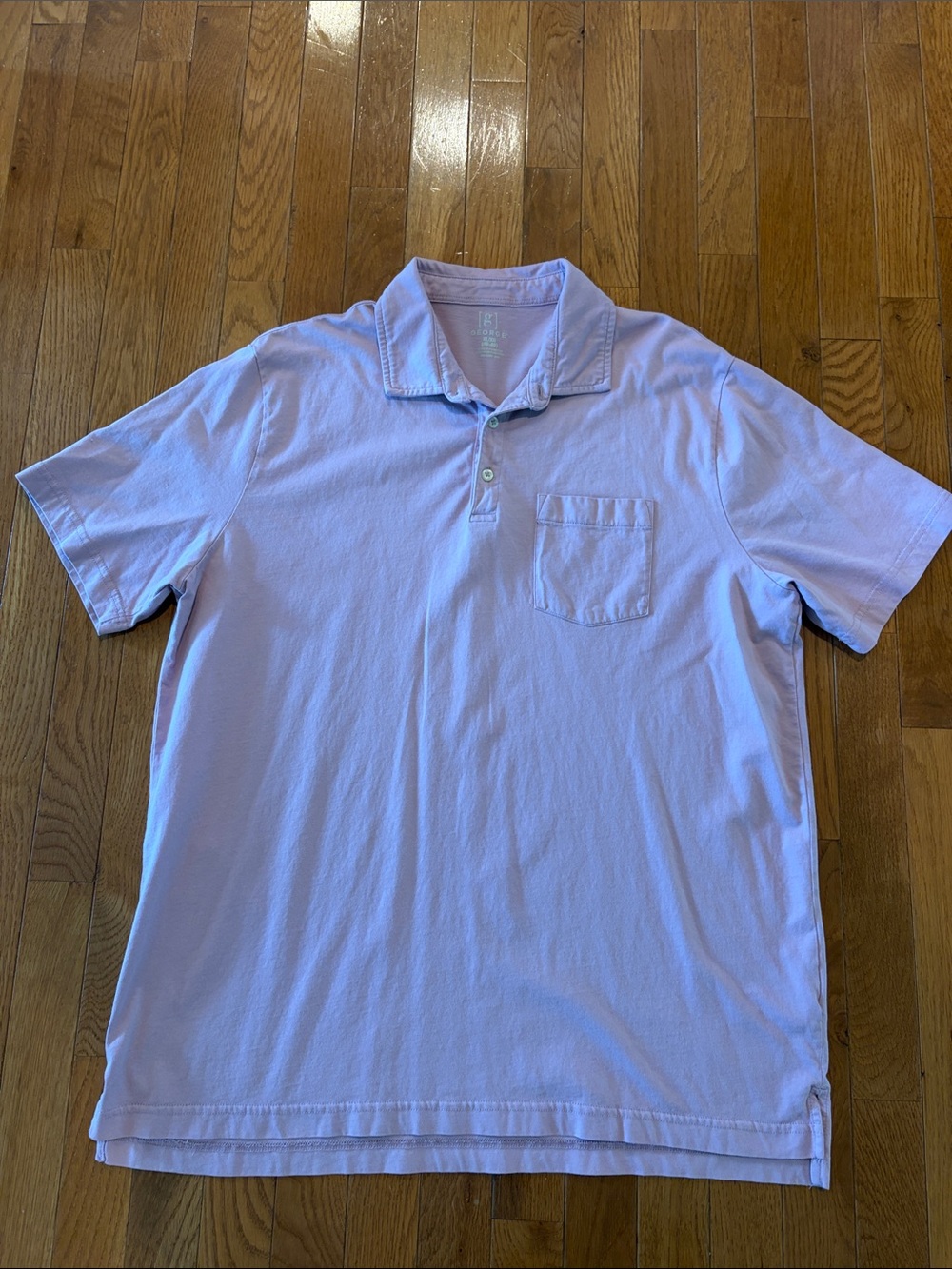 George light purple polo size XL (46-48)
